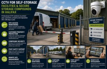 CCTV for Self-Storage Facilities and Secure Storage Compounds in Halifax